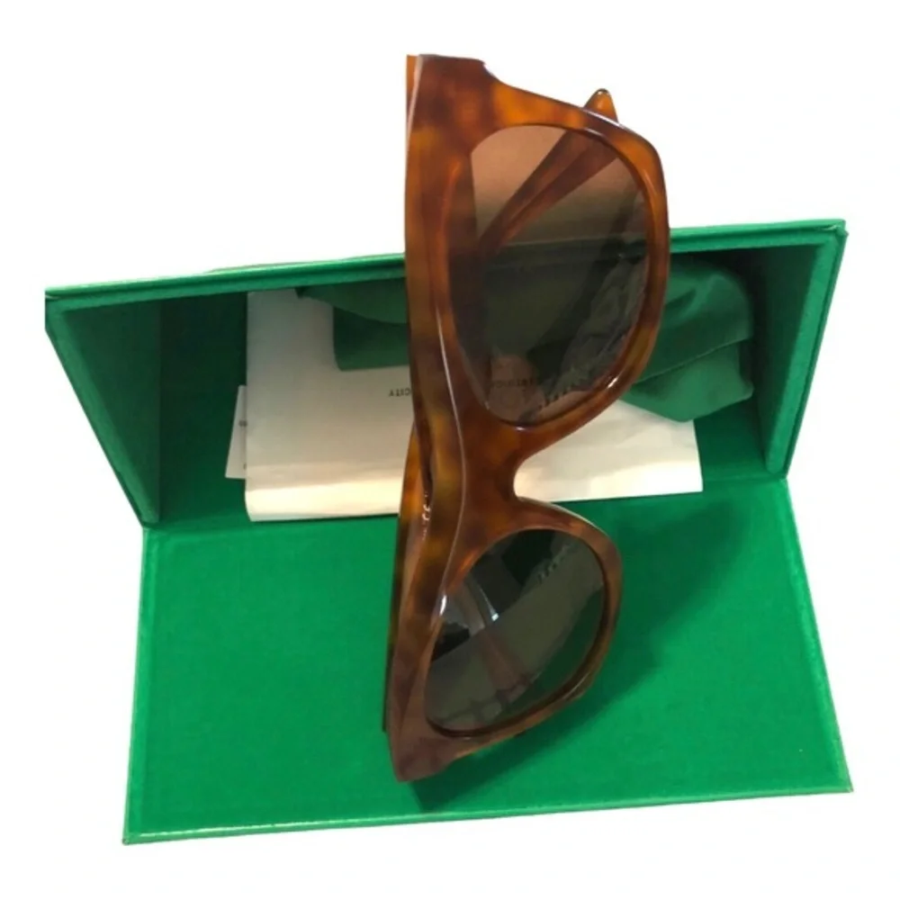 Bottega‎ veneta bv1061s havana brown sunglasses new with hard green case new
